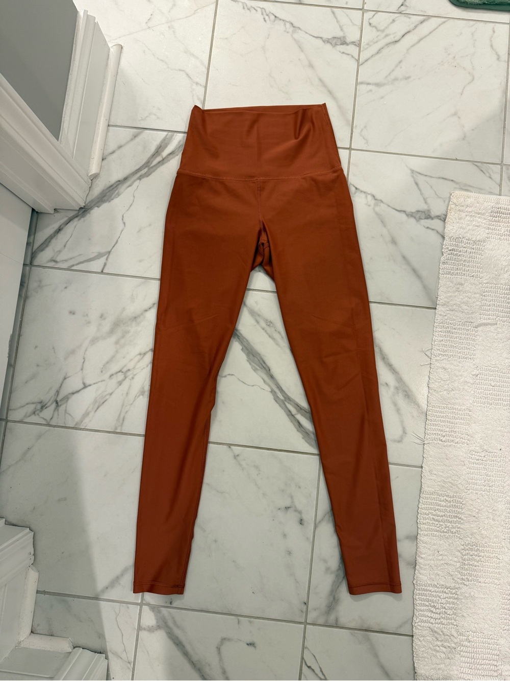 aerie High-Waist Rust Brown Orange Leggings